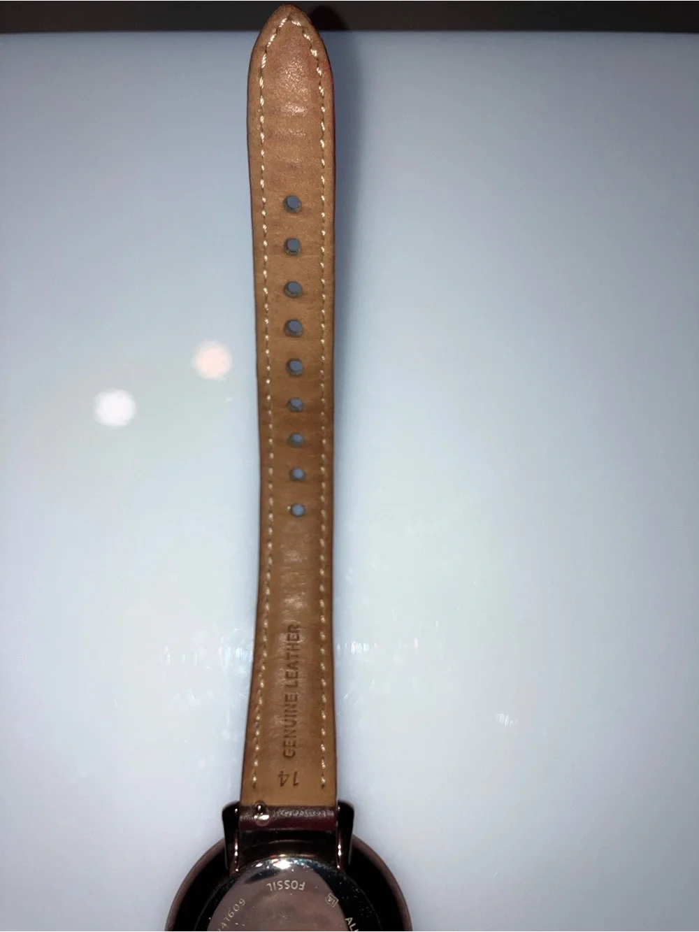Fossil Leather Strap Wristwatch